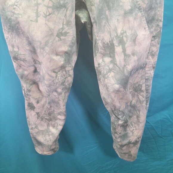 Guillermo Bravo Tie-Dye Jogger Pants For Women Size 1 96% Cotton 4% Elastane - Picture 3 of 7